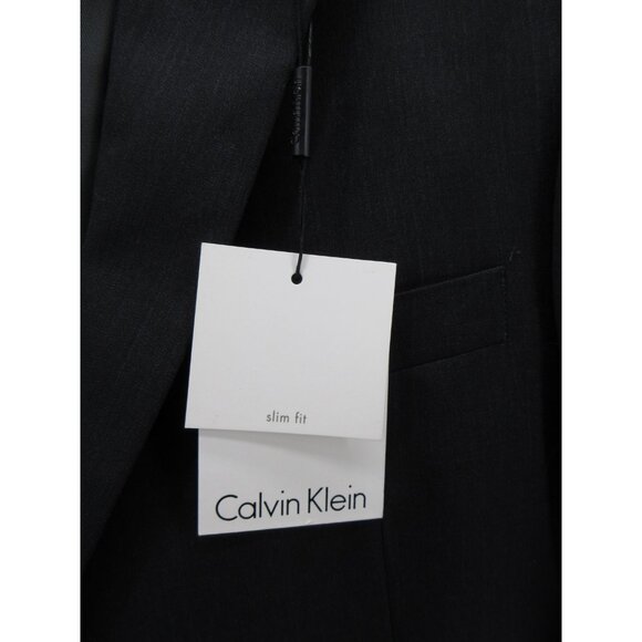 Calvin Klein Sport Coat 36 Short Blazer Wool Slim Fit Business NEW - Picture 6 of 16